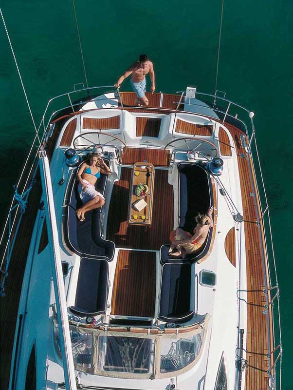 Sun Odyssey visto desde arriba